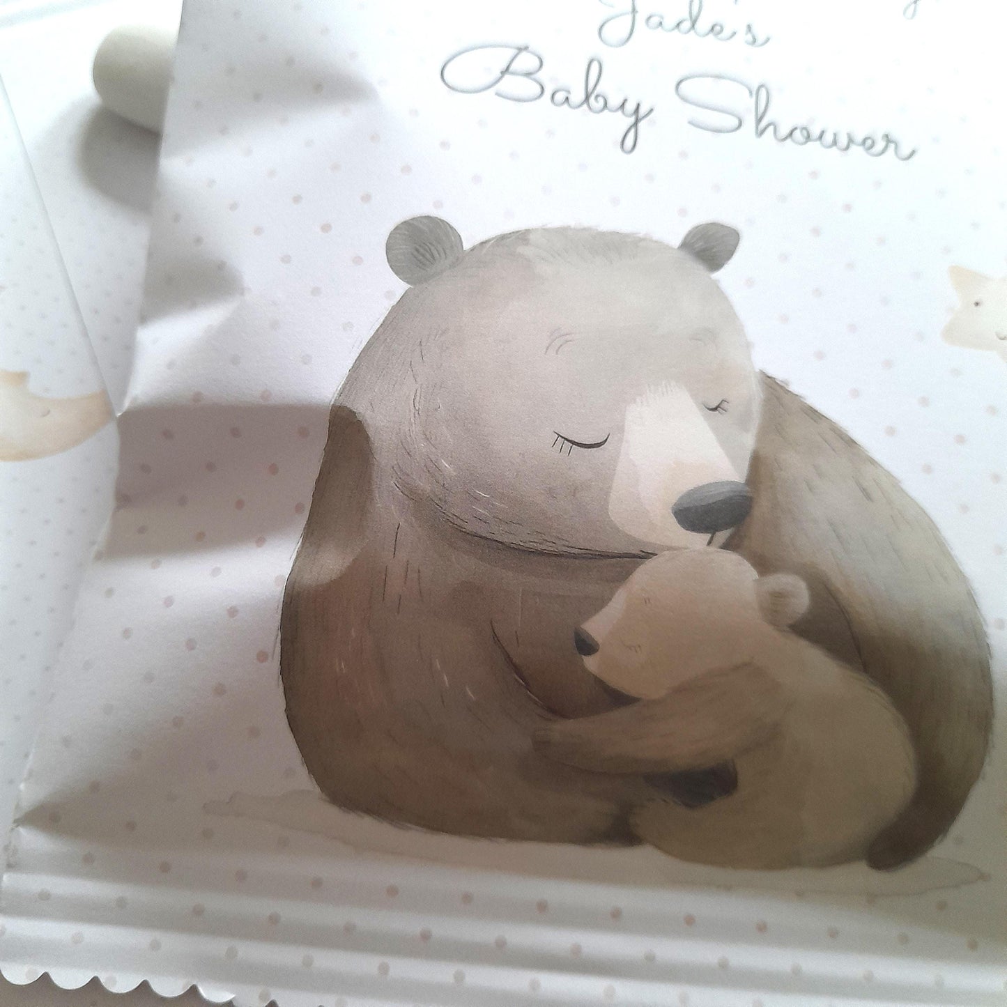 Mama Bear Baby Shower Party Bags – Personalised (Set of 10)
