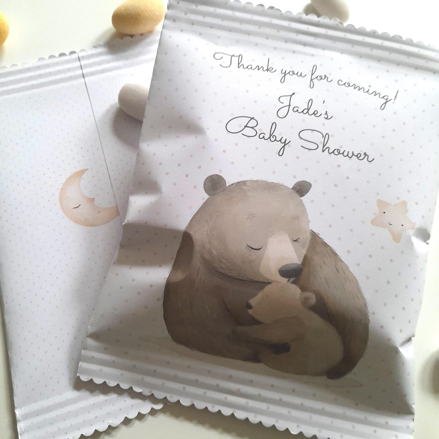 Mama Bear Baby Shower Party Bags – Personalised (Set of 10)
