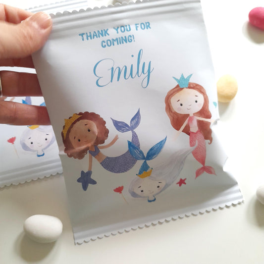 paper party bags for birthdays mermaid themed birthday