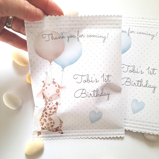 Baby boy 1st Birthday party bags