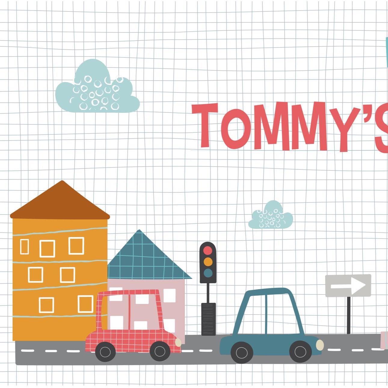 Vibrant Personalised Car-Themed Birthday Banner