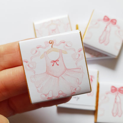 Ballerina Dress & Shoes Chocolate Favours – Pack of 25