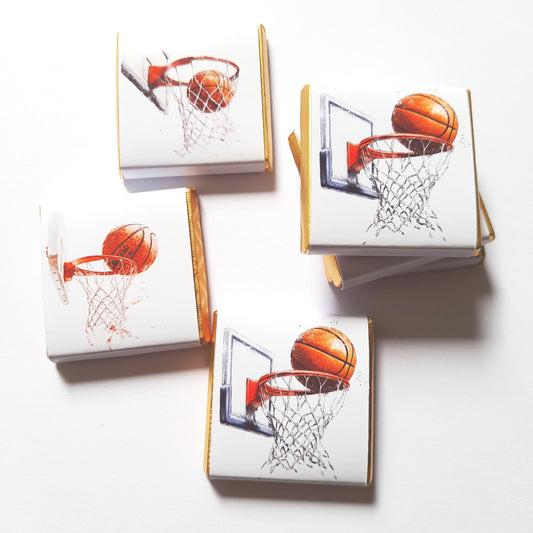 High-Scoring Basketball Chocolate Favours (Pack of 25)
