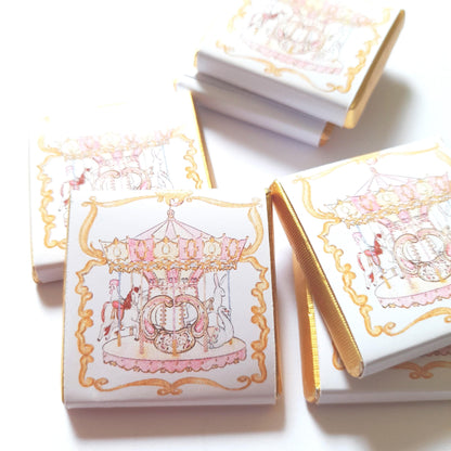 Carousel Chocolate Favours – Personalised Pack of 25