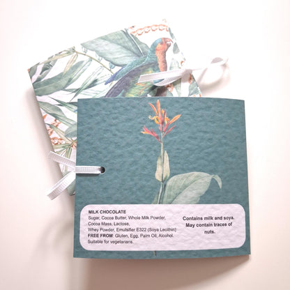 Personalised Tropical Birthday Favours – Chocolate Thank-You Treats