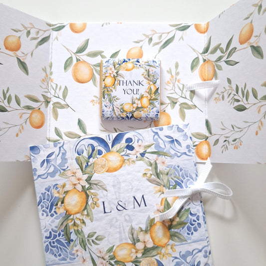 Italian Style Wedding Favours – Personalised Chocolate Thank-You Gifts