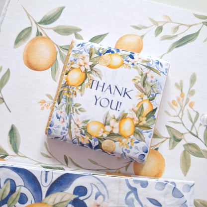 Italian Style Wedding Favours – Personalised Chocolate Thank-You Gifts