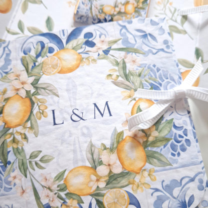 Italian Style Wedding Favours – Personalised Chocolate Thank-You Gifts