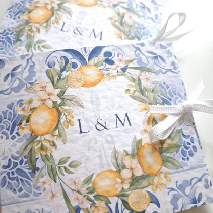Italian Style Wedding Favours – Personalised Chocolate Thank-You Gifts
