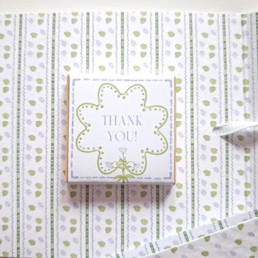 Custom Wedding Favours with Chocolate – Blue and Green Design