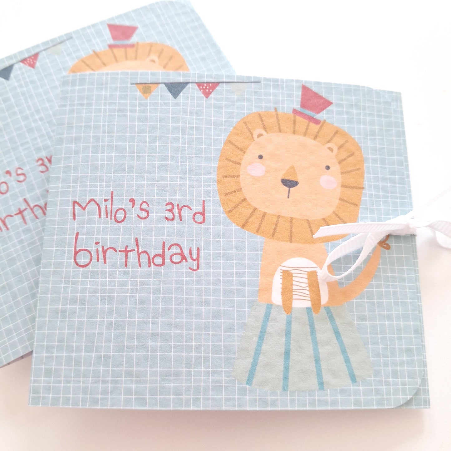 Personalised Circus Party Birthday Favours – Chocolate Thank-You Treats