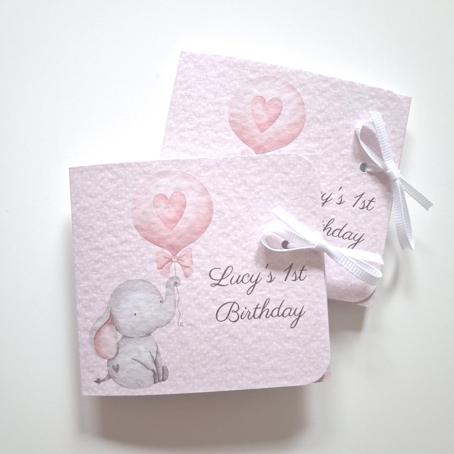 Personalised 1st Birthday Favours for Girls – Chocolate Thank-You Treats