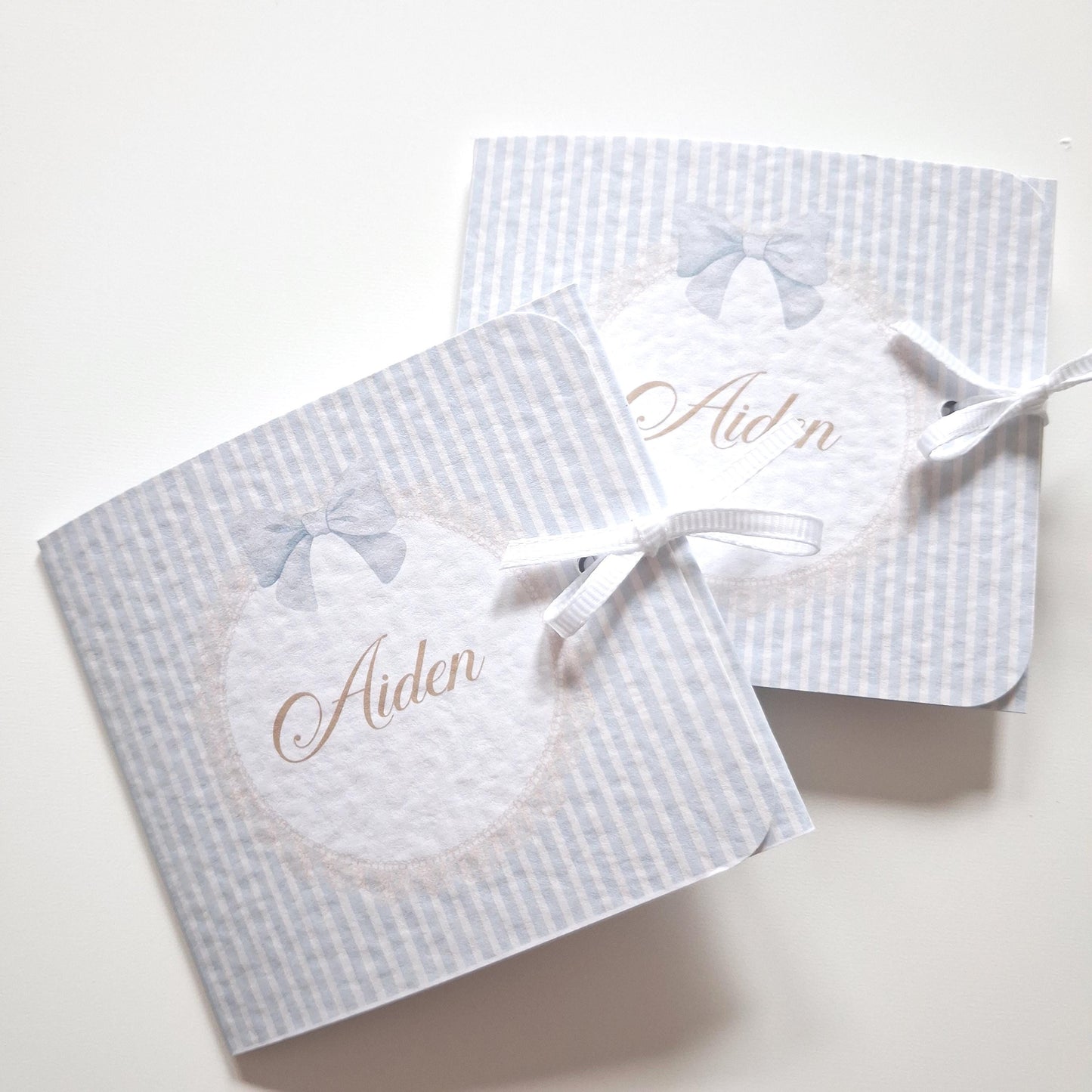 Personalised Welcome Baby Boy Favours – Chocolate Thank-You Treats