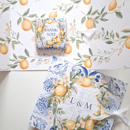 Italian Style Wedding Favours – Personalised Chocolate Thank-You Gifts