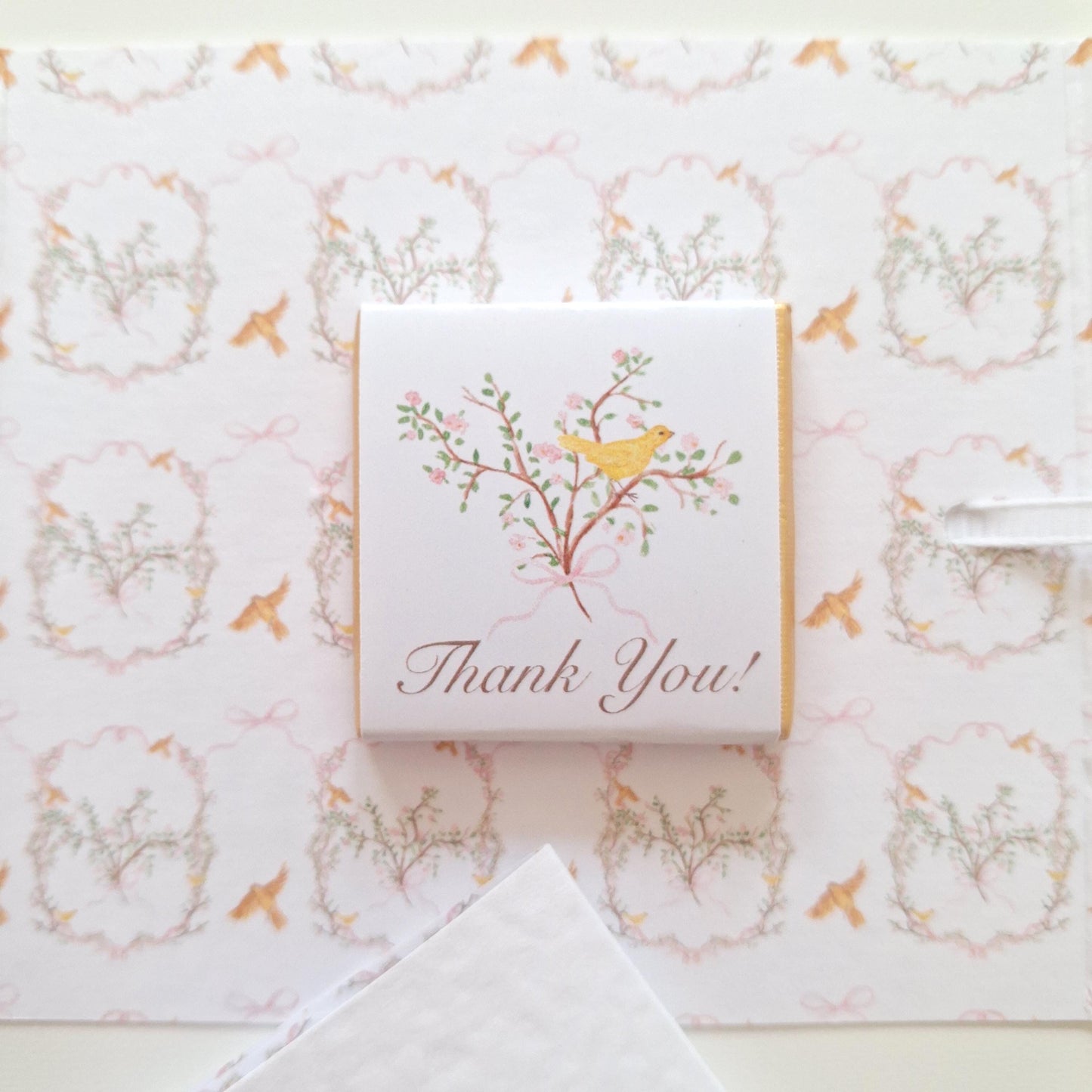Girls’ Christening Favours – Personalised Floral Chocolate Treats