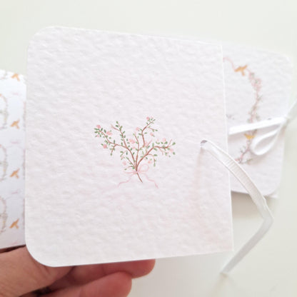 Girls’ Christening Favours – Personalised Floral Chocolate Treats