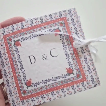 Personalised Floral Wedding Favours – Chocolate Thank-You Treats
