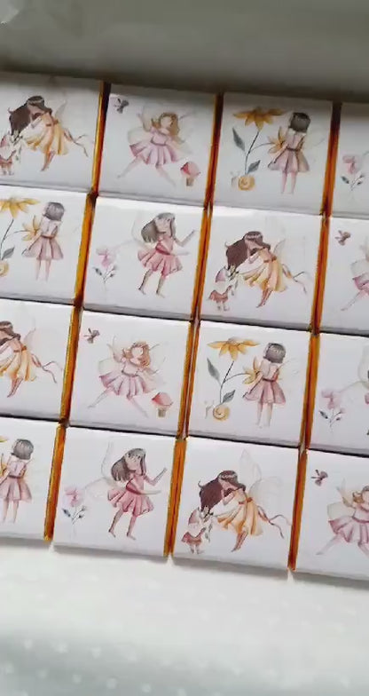 Personalised Garden Fairies Chocolate Favours – Birthday Party Treats (Pack of 25)