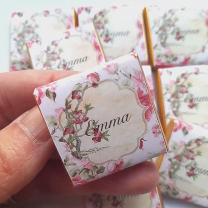 Roses Themed Birthday Chocolate Favours (Pack of 25)