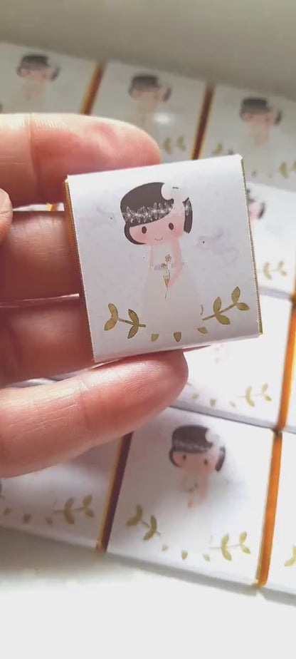 First Communion Favours for Girls – Personalised Chocolates (25 Pack)
