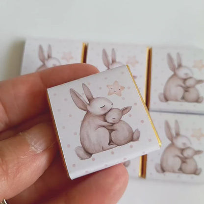 Mama Bunny Chocolate Favours – Personalised (Pack of 25)