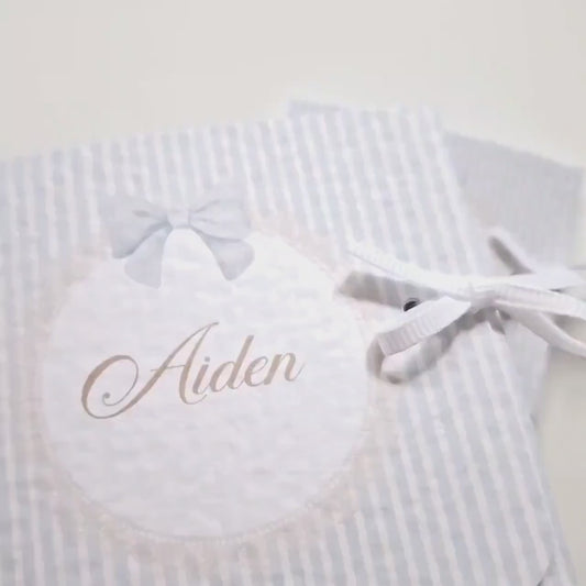 Personalised Welcome Baby Boy Favours – Chocolate Thank-You Treats