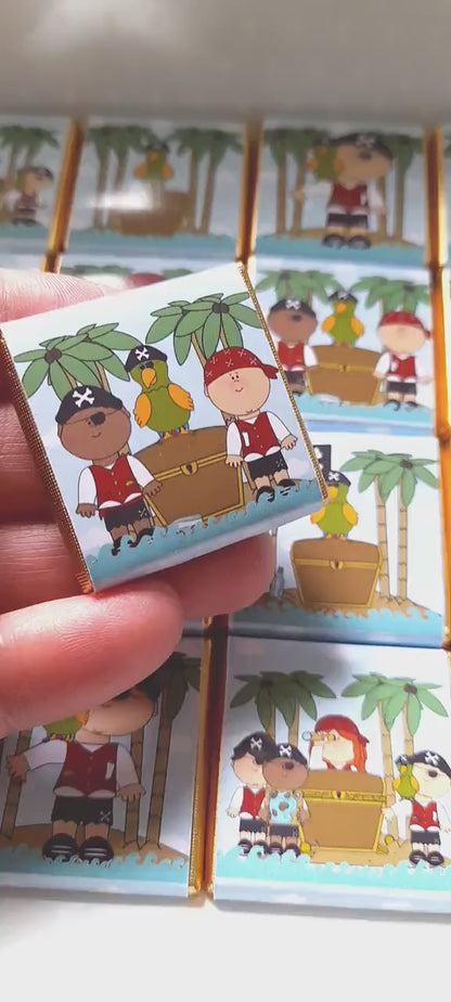 Pirate Party Chocolate Favours (Pack of 25)