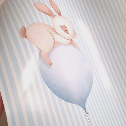 Custom Baby Boy Welcome Banner – Personalised in Pastel Blue